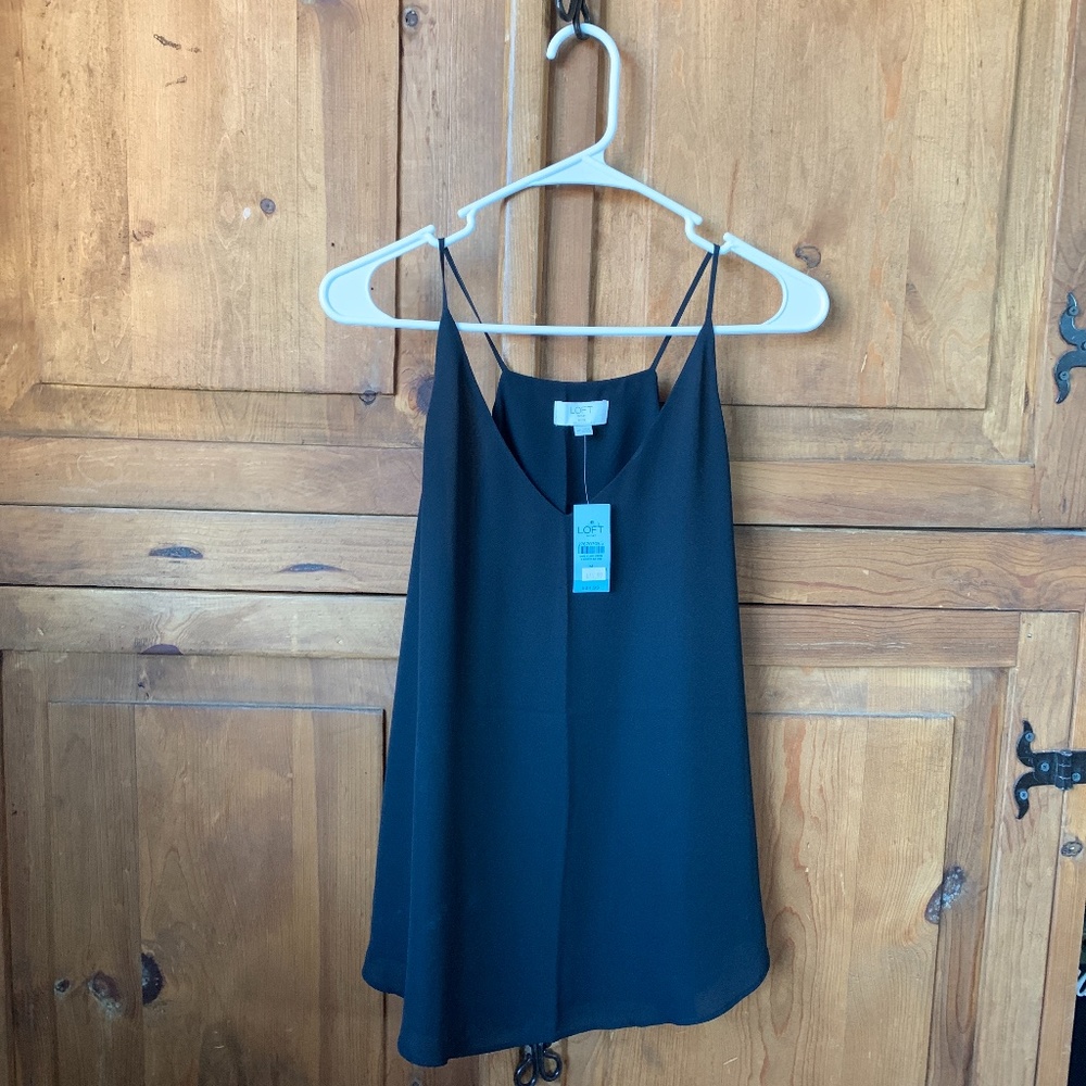 NWT Loft black camisole
